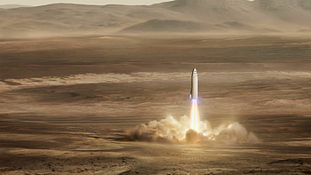 SpaceX, Mars HD wallpaper
