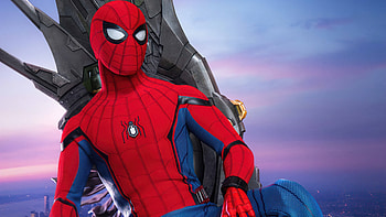 Spiderman Sitting On Crown, spiderman, superheroes, artist, artwork, digital-art HD wallpaper