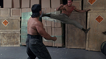 Double Impact, MVD Rewind Collection, Blu-ray review, Action film HD wallpaper