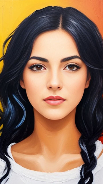 oil painting, portrait HD phone wallpaper