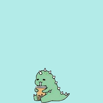 Dinosaur Drinking Boba, art, liquid HD phone wallpaper