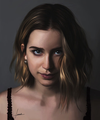 Elizabeth Lail, ArtStation HD phone wallpaper