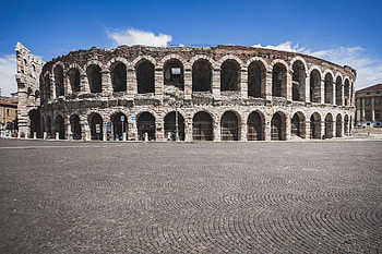 Architectural wonder, Open-air amphitheater, Historic site, Cultural venue HD wallpaper