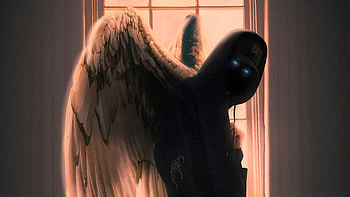 Hoodie Guy With Wings , artwork, wings HD wallpaper