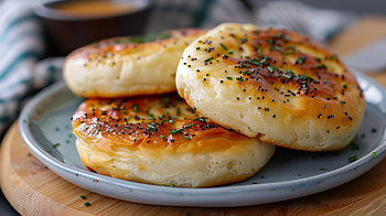 Savory English Muffin, biscuit, baking, food, breakfast HD wallpaper