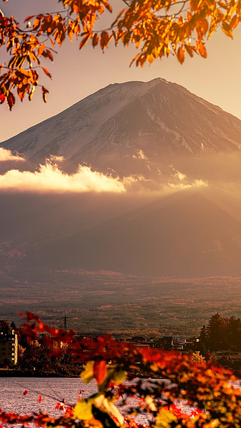 Mount Fuji, Travels, Volcano, Morning HD phone wallpaper
