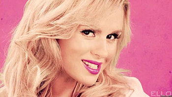 cute girl, model, smile, pink lips, beauty HD wallpaper