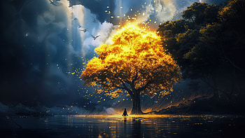 Quiet Bliss, artist, artwork, digital-art HD wallpaper