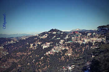 City of simla,India, Entertainment, Simla of India, Hills, Mountain, City over hills HD wallpaper