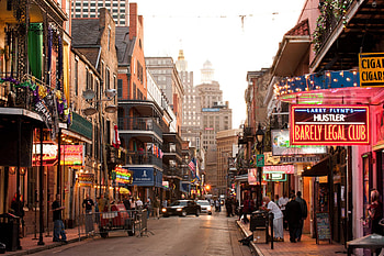 Bourbon Street, New Orleans HD wallpaper