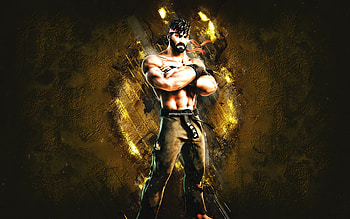 Fortnite Battle Ryu Skin, Fortnite, main characters, yellow stone background, Battle Ryu, Fortnite skins, Battle Ryu Skin, Battle Ryu Fortnite, Fortnite characters HD wallpaper