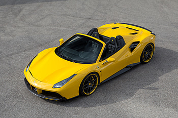 Yellow Car, Vehicles, Ferrari 488, Car, Ferrari 488 Spider, Ferrari, Supercar HD wallpaper