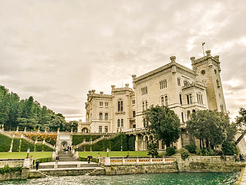 Miramare Castle, Koper shore excursions, Coastal city visit, Italy travels HD wallpaper