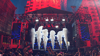 Smoke effects, Concert HD wallpaper