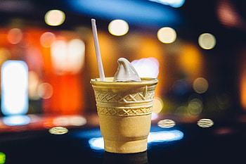 Food, Desert, Ice Cream, Glare, Sweet HD wallpaper