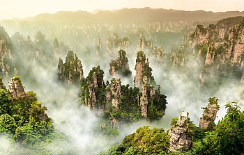 Zhangjiajie Travels, Wulingyuan, China, World Atlas HD wallpaper