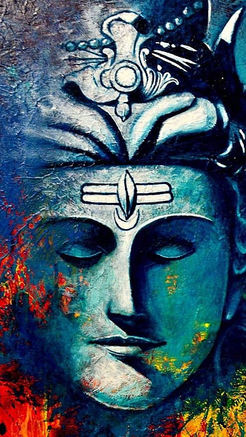 Lord Shiva , Lord Shivay, Painting HD phone wallpaper