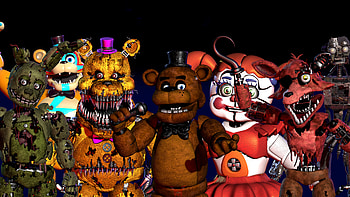 Five Nights at Freddy's 4, Five Nights at Freddy's 3, Five Nights At Freddy's 2, Freddy Fazbear's Pizza, Five Nights at Freddy's HD wallpaper