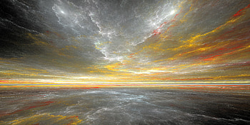 Waves Sky Fractal Art Abstract , artist, waves, sky, artwork, digital-art, deviantart HD wallpaper