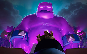 Elixir Golem, Clash Royale character, Unique design, Potent combatant HD wallpaper