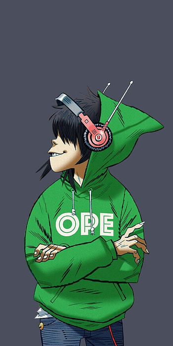 Noodle (Gorillaz), Fascinating character, Artistic , Top-quality backgrounds HD phone wallpaper