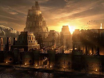 Landscape, Cities, Fantasy HD wallpaper
