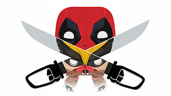 Funko Deadpool And Wolverine, deadpool-and-wolverine, deadpool-3, wolverine, deadpool, superheroes, artwork, digital-art HD wallpaper