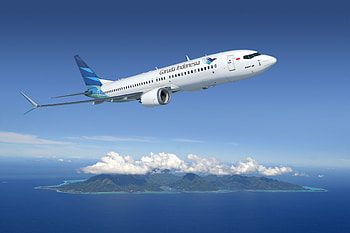 Garuda Indonesia, Cancelling 737 MAX orders, Indonesian airline HD wallpaper