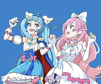 Nijigaoka Mashiro & Sora Harewataru, Sora Harewataru, Nijigaoka Mashiro, Cure Prism, Anime, Hirogaru Sky! Pretty Cure HD wallpaper