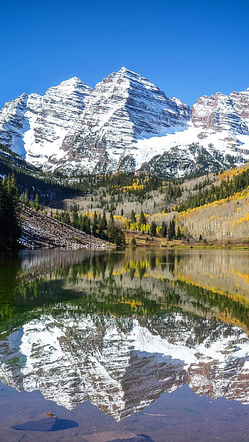 Colorado Aspen autumn, Stunning , Rocky mountain landscapes, National park beauty HD phone wallpaper