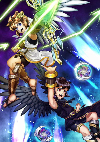 Kid Icarus Uprising art, Detailed character designs, Stunning visuals, Artistic talent HD phone wallpaper