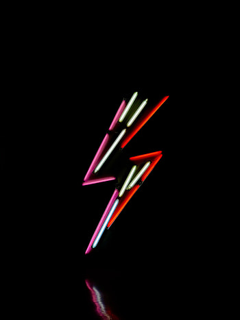 Lightning, Dark, Neon, Backlight, Illumination HD phone wallpaper
