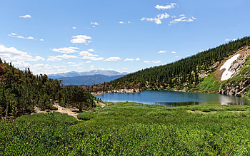 Landscape, Trees, Lakes HD wallpaper