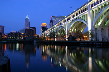 Detroit-Superior Bridge, Cleveland HD wallpaper