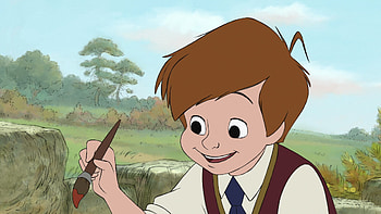 Christopher Robin, Winnie the Pooh , Abyss HD wallpaper