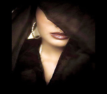 Chocolate, hat, woman, beauty, chocolate color pink lips HD wallpaper