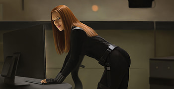 Black Widow New, black-widow, superheroes, artwork, digital-art, deviantart HD wallpaper