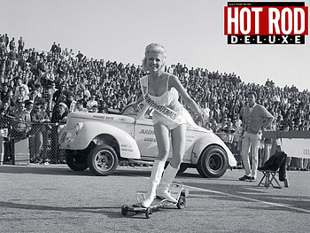 Hot Rod, hot, girl, rod, car HD wallpaper