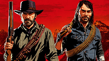John Marston, Battle of characters, RDR2 vs Cole Phelps, Noir style HD wallpaper