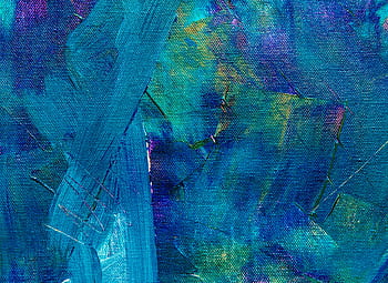 Colorful abstract acrylic painting with bold brush strokes and texture. HD wallpaper