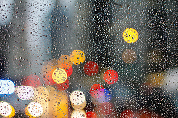 Drops, Macro, Glare, Surface, Glass HD wallpaper