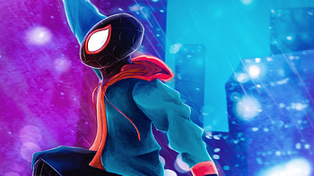 Miles Morales Swimp, spiderman, superheroes, artwork, artist, deviantart HD wallpaper