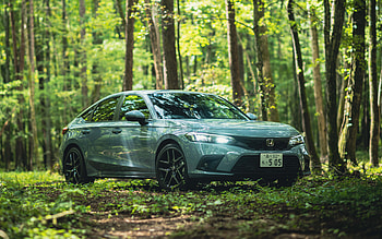 Honda Civic Hatchback, , offroad, 2021 cars, JP-spec, jungle, 2021 Honda Civic Hatchback, japanese cars, Honda HD wallpaper