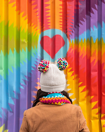 Miscellanea, Miscellaneous, Multicolored, Motley, Wall, Cap, Heart HD phone wallpaper