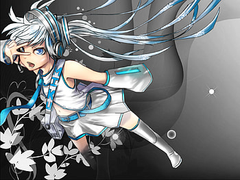Yuki Miku, winter, teal, awesome, nice, snow, hatsune, aqua eyes, sexy, white, hatsune miku, twintail, hot, girl, headset, singer, aqua, anime, pretty, white hair, virtual, black, song, cute, vocaloid, beauty, miku, snowflakes, music, hea, vocaloids, thighhighs, program, skirt, beautiful, diva, tie, gray, cool, flowers, idol, micro HD wallpaper