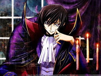 Lelouch, sexy, anime, boy, evil, master HD wallpaper