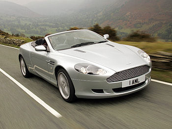 Nature, Aston Martin, Cars, Front View, Speed, Style, 2004, Silver Metallic, Db9 HD wallpaper