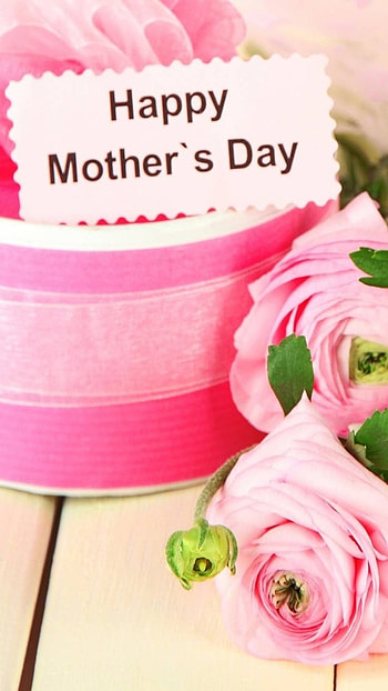 Mothers Day, Pink Roses, Background HD phone wallpaper