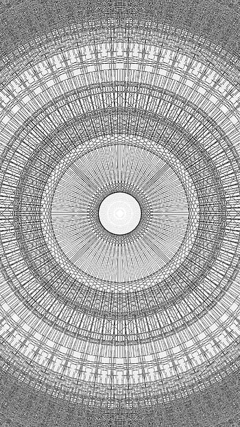 Mandala, eye, blackness, outthere, dark, space HD phone wallpaper