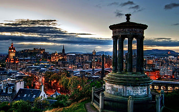 Edinburgh Skyline, Beautiful HD wallpaper